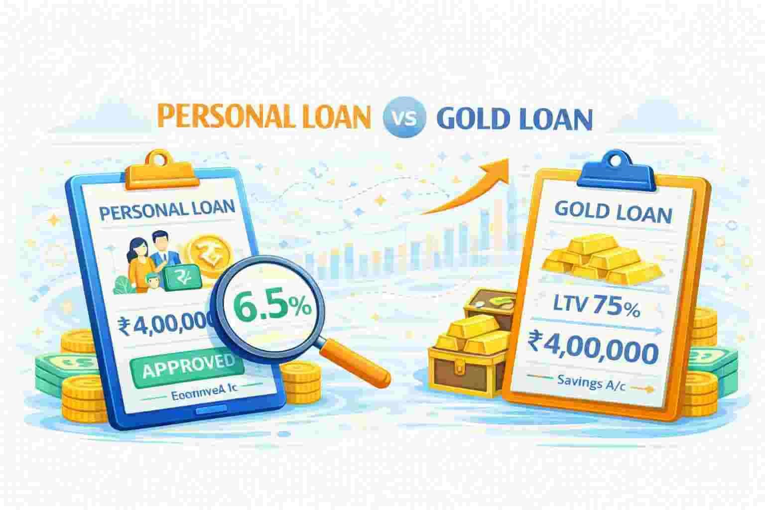 Gold Loan vs. Personal Loan